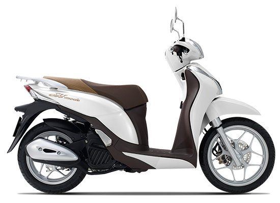 Honda SH Mode màu trắng nâu