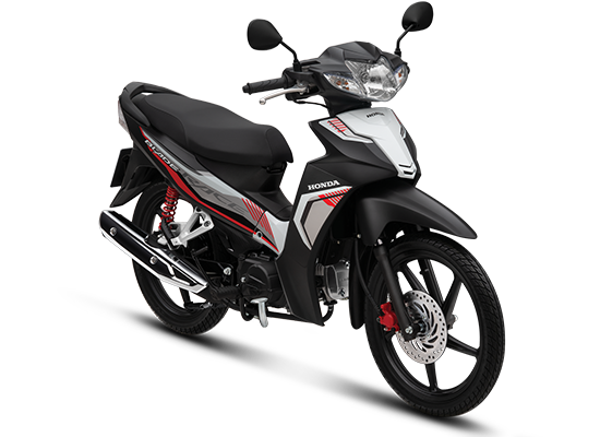 Honda Blade đen trắng đỏ 