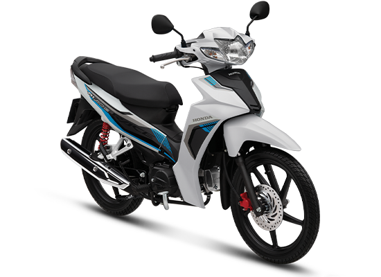 Honda Blade màu trắng đen 