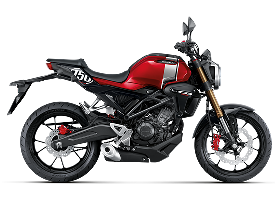 Honda CB150R màu Đỏ đen bạc