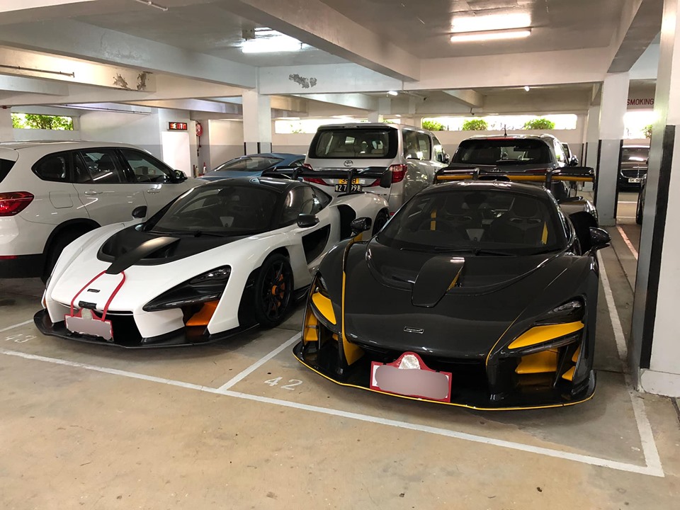 Điểm nhấn trong căn hầm này là có đến hai chiếc McLaren Senna xuất hiện
