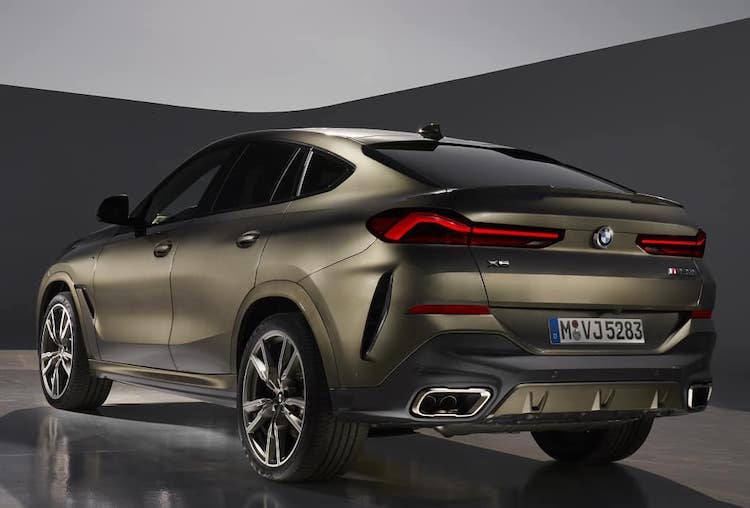Thiết kế đu&ocirc;i xe của BMW X6 2020 cũng được cải tiến 