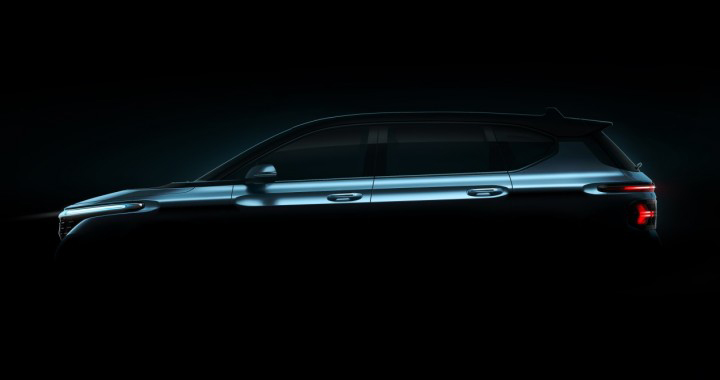 Hình ảnh mẫu SUV lai MPV từng được hé lộ với cánh báo chí Thái Lan