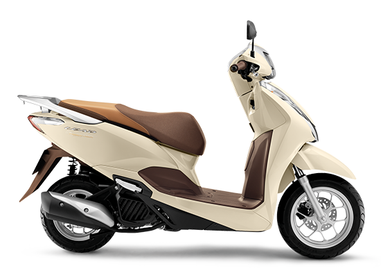 Honda Lead Trắng Ngà Nâu