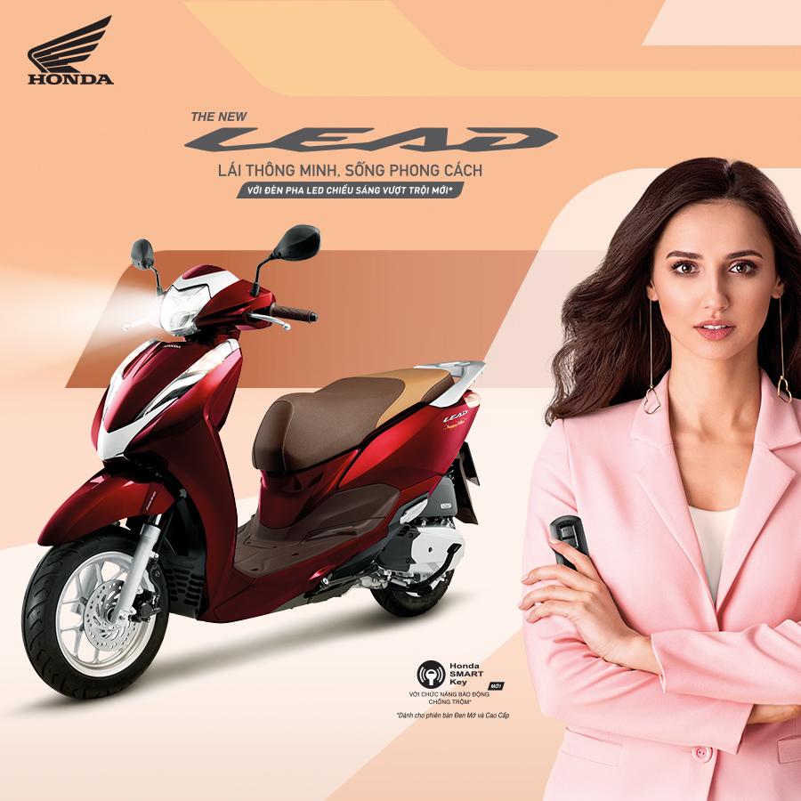 Honda Lead 125 phi&ecirc;n bản mới
