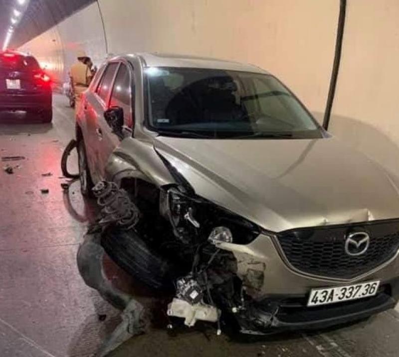 Chiếc Mazda CX-5 do đối tượng Dương điều khiển, gây tai nạn liên hoàn
