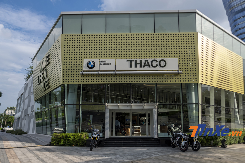 Showroom BMW Motorrad với những mẫu xe hai bánh mới nhất.