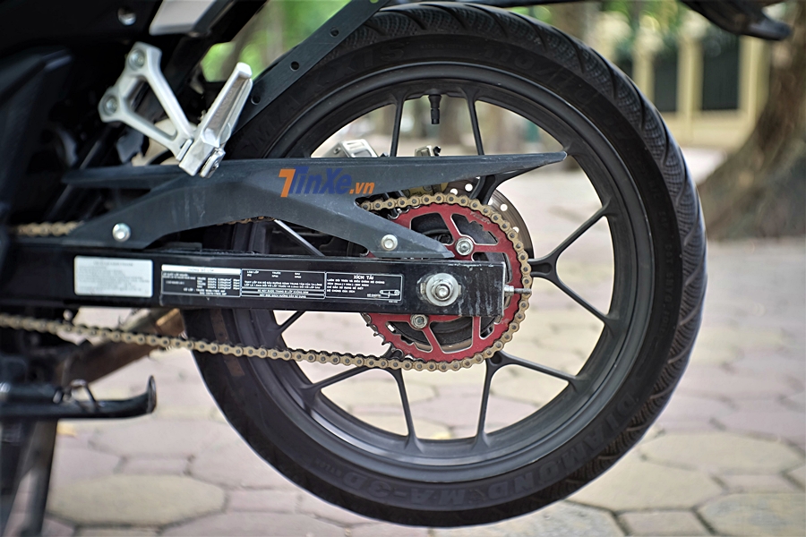 Honda Winner 150 thay lốp kích thước 110/70/17 làm tăng khả năng vận hành