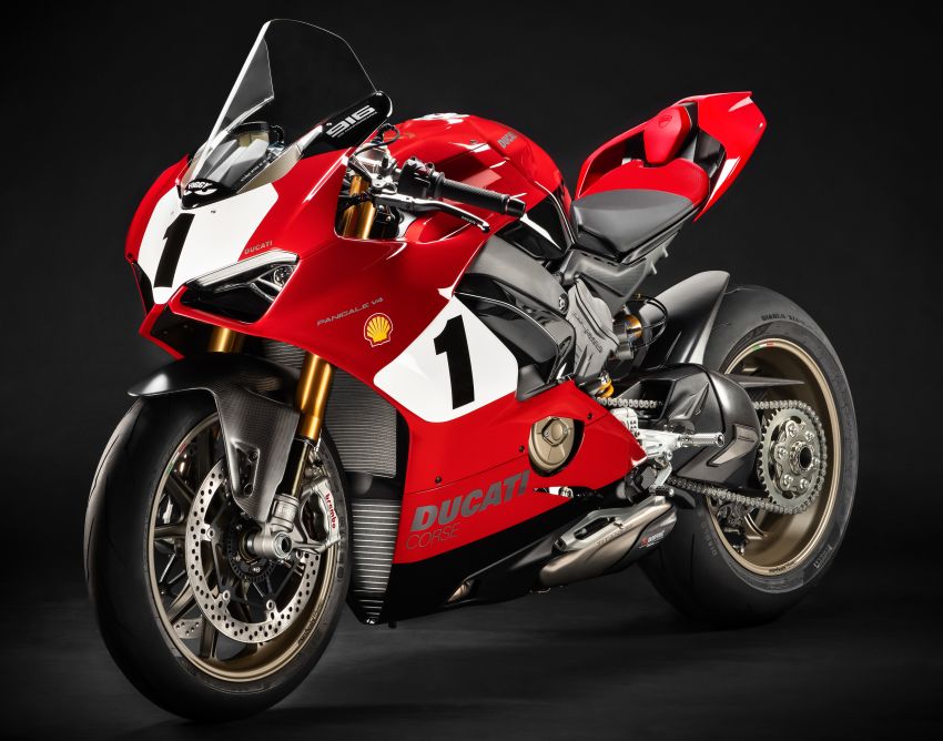 Ducati Panigale V4 25 Anniversario 916 chính thức trình làng mô phỏng dàn áo của chiếc Ducati 916 WSBK