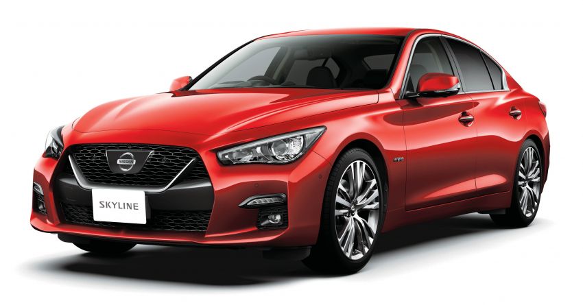 Nissan Skyline 2019 sở hữu thiết kế đầu xe theo phong cách GT-R