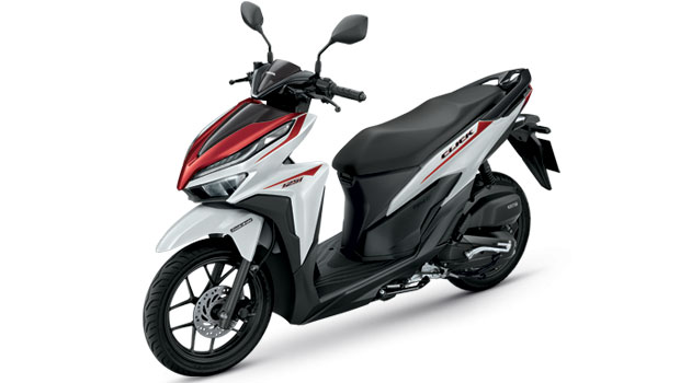 Honda Click 125 Trắng Đen