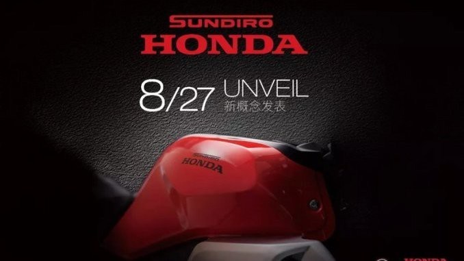 Hình ảnh được Honda Sundiro hé lộ trên trang web của mình về mẫu xe sắp được ra mắt