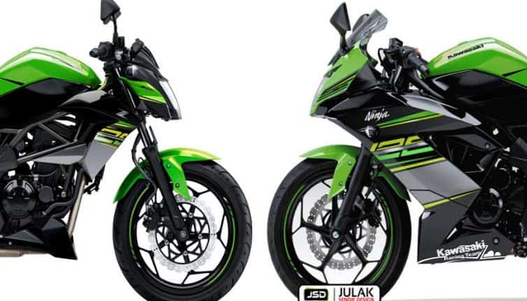Cặp đôi xe 150 sắp ra mắt thị trường châu Á sẽ khá giống với mẫu xe 125 từng được bán tại thị trường Ấn Độ của Kawasaki