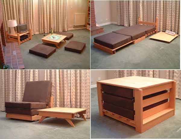 Một vài món nội thất cỡ lớn sẽ mang đến cảm giác rộng rãi, ngăn nắp cho căn phòng nhỏ. nội thất cỡ lớn