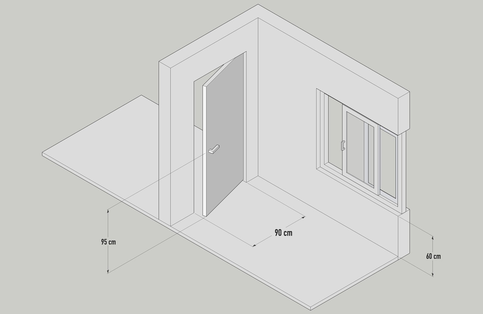k&iacute;ch thước cửa