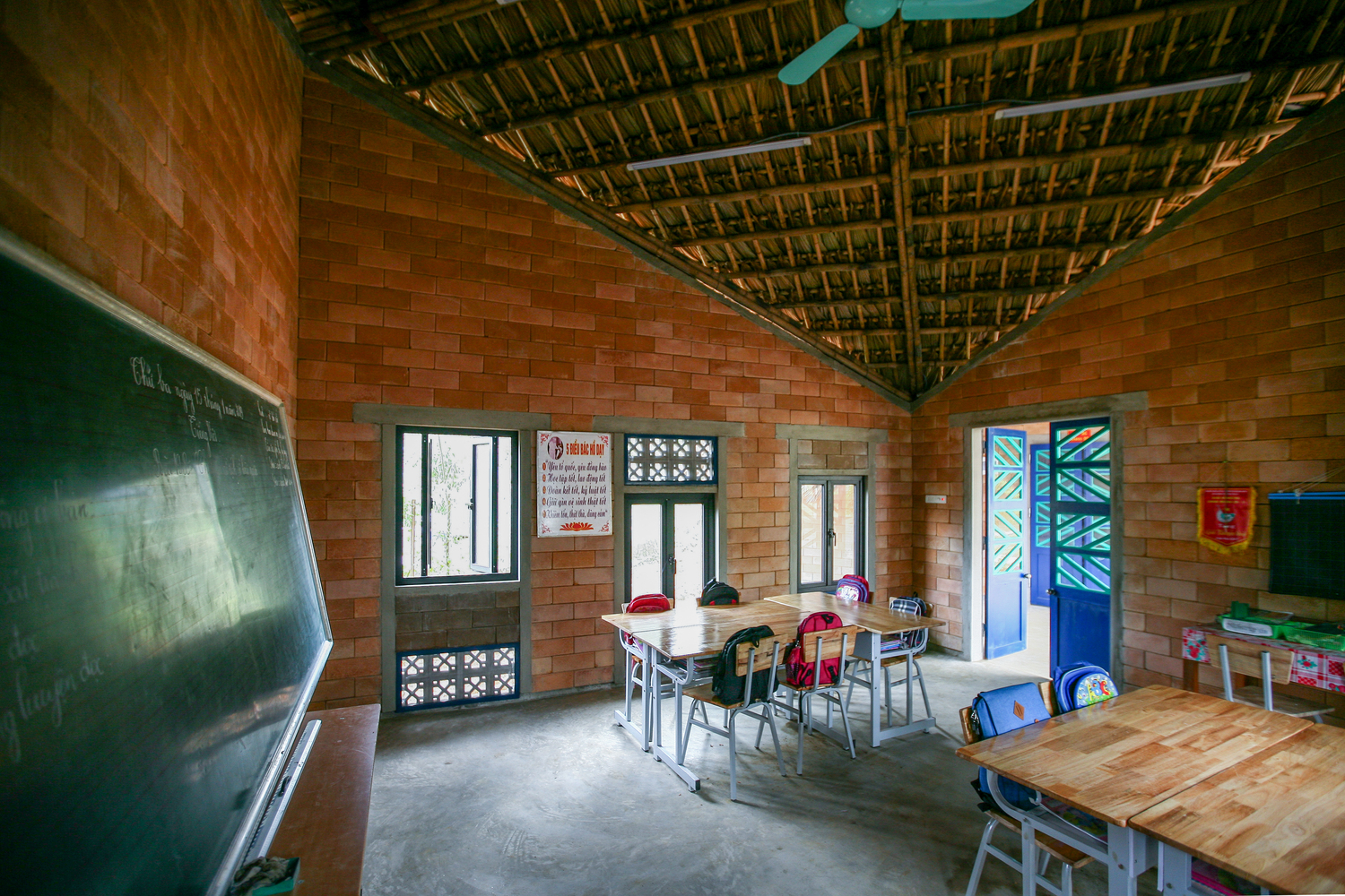 Hình ảnh bên trong trường tiểu học ở Bảo Yên
