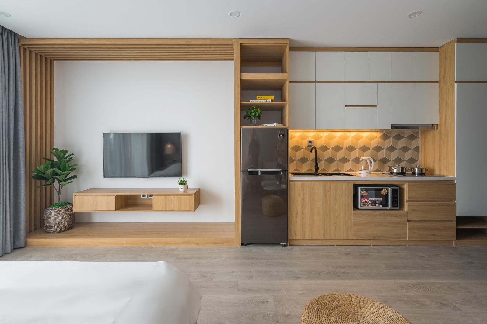 bếp v&agrave; kệ TV