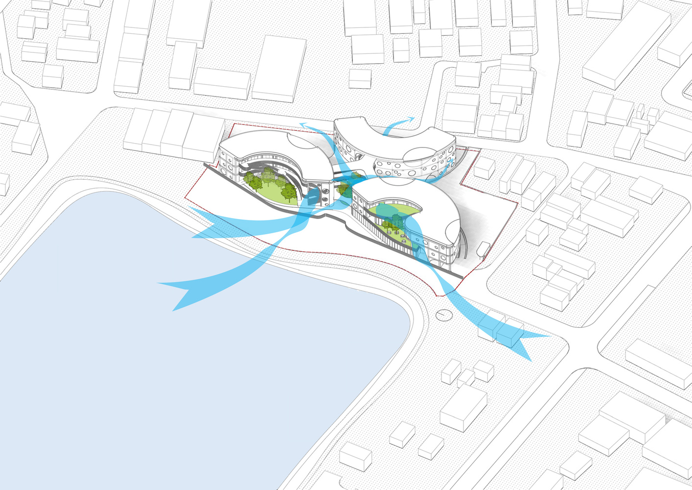 Phối cảnh th&ocirc;ng gi&oacute; ch&eacute;o