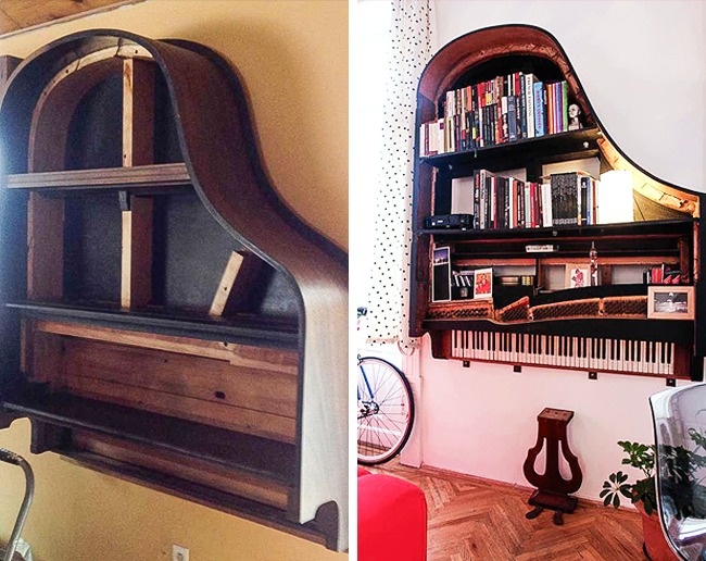 t&aacute;i chế piano hỏng th&agrave;nh gi&aacute; s&aacute;ch