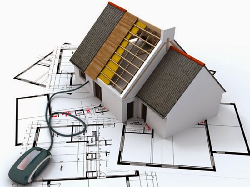 giấy phép xây nhà một ngôi nhà và nhiều giấy tờ xung quanh