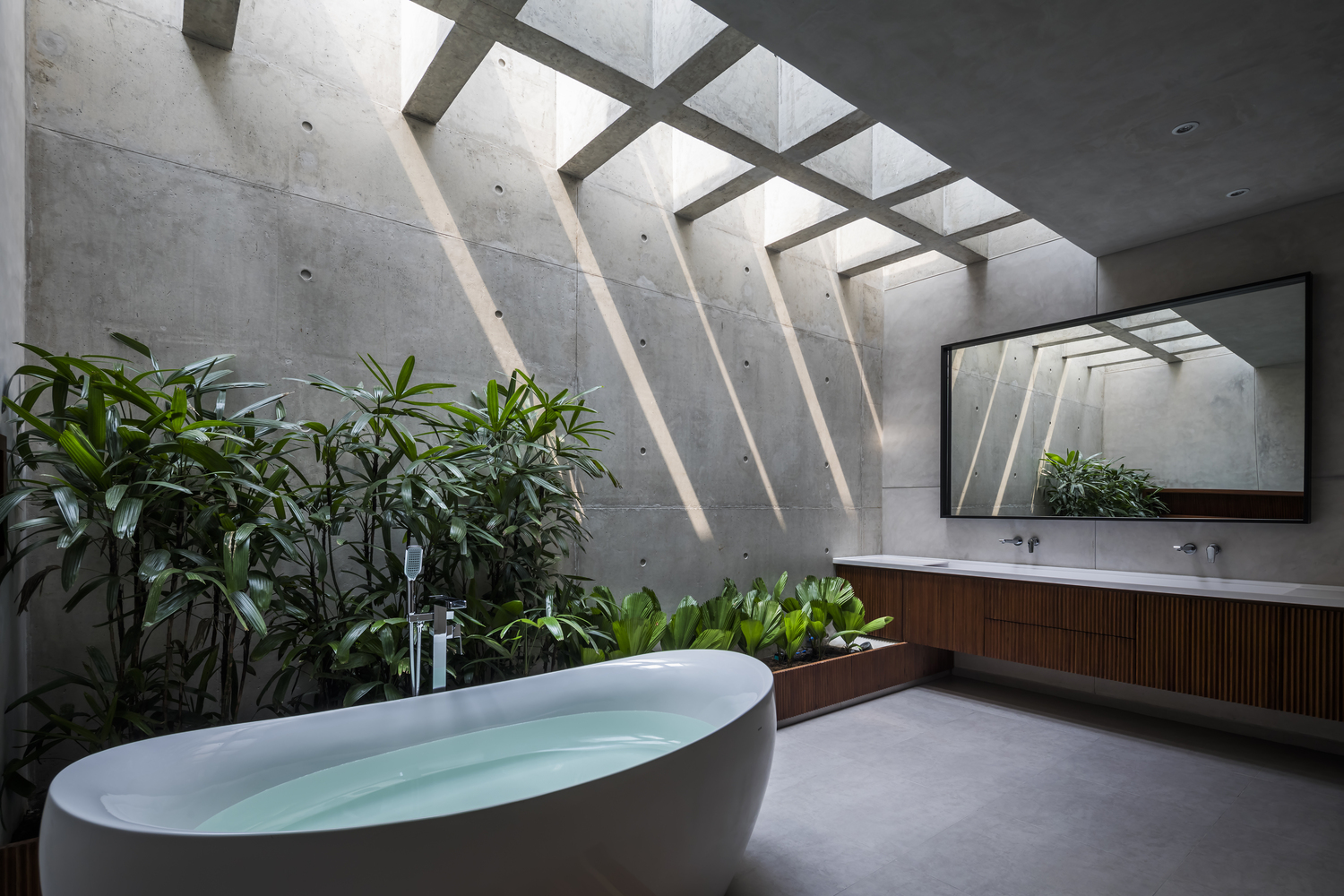 h&igrave;nh ảnh ph&ograve;ng tắm phong c&aacute;ch mở