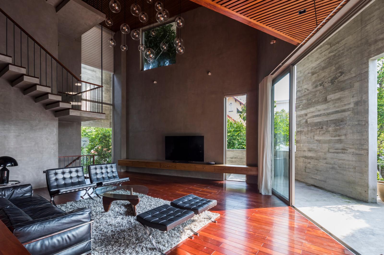 Phòng khách hiện đại, tiết chế số lượng đồ đạc Phòng khách