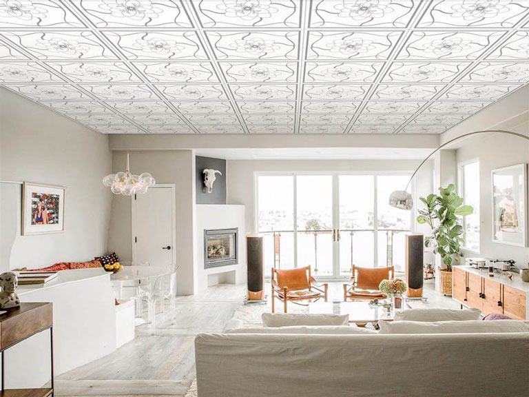 Mẫu trần thạch cao đẹp cho phòng khách căn hộ chung cư hình ảnh cận cảnh mẫu trần thạch cao đẹp cho phòng khách căn hộ chung cư