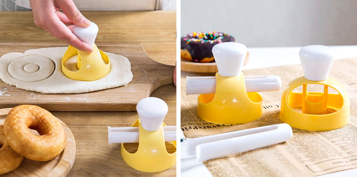 h&igrave;nh ảnh cận cảnh khu&ocirc;n l&agrave;m b&aacute;nh Donut