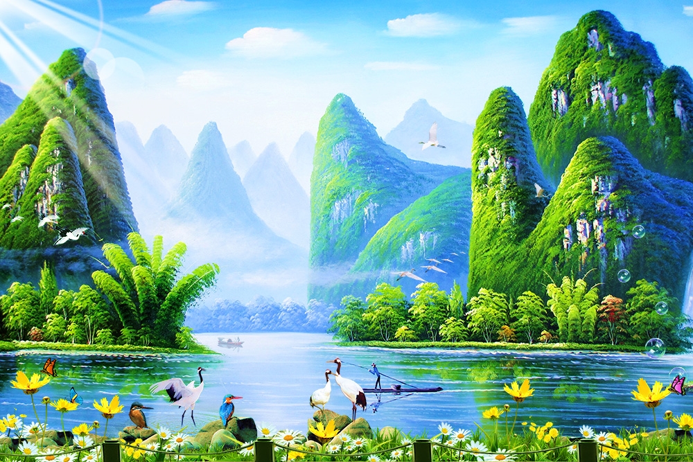 Chọn tranh treo phòng ngủ cho người mệnh Thủy