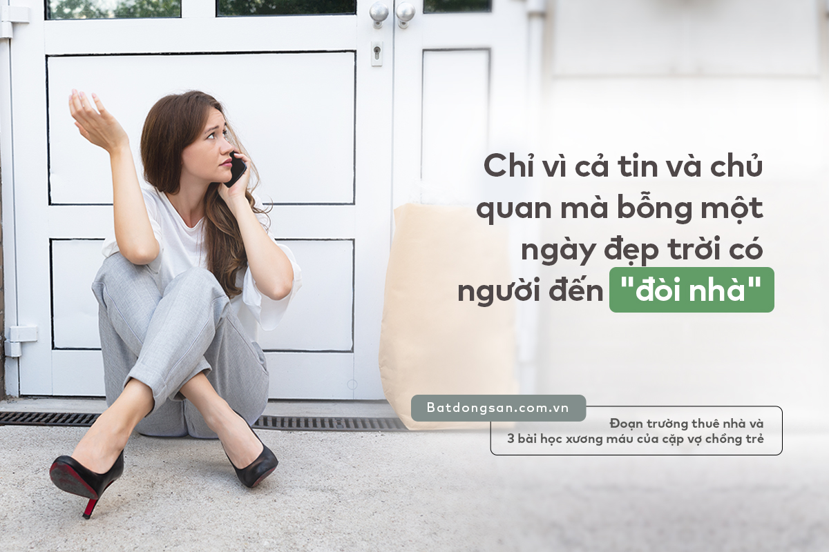 H&igrave;nh ảnh người phụ nữ ngồi nghe điện thoại với gương mặt buồn b&atilde;