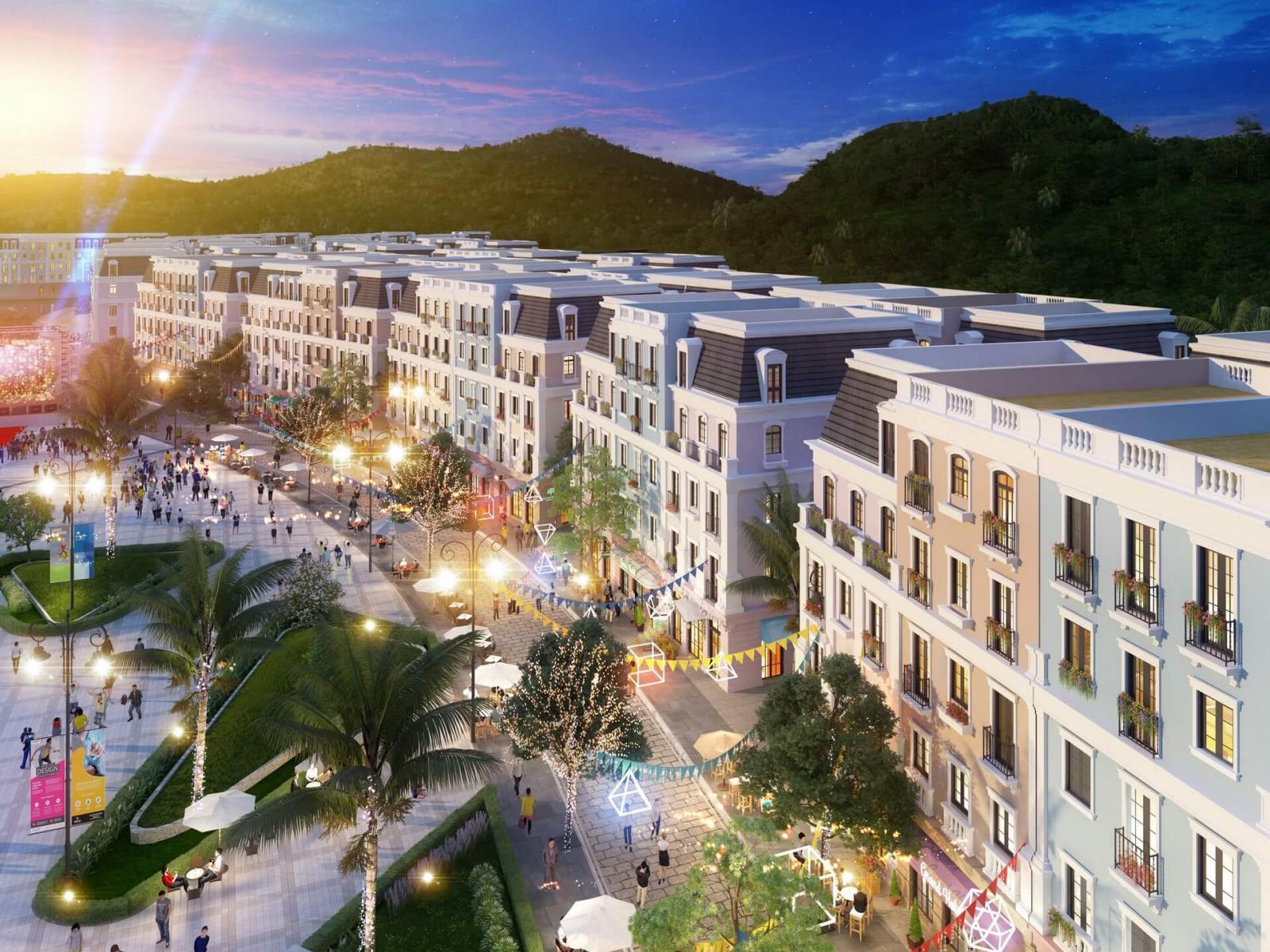 Thiết kế dự án shophouse tại Tuần Châu Thiết kế Shophouse Tuần Châu