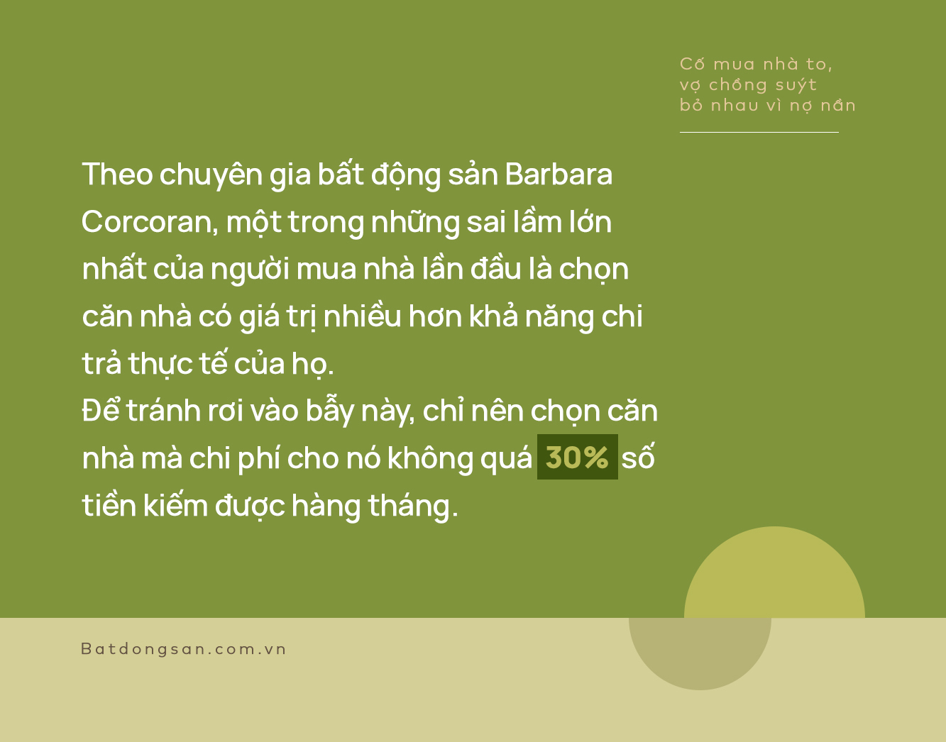 Nhận định của chuy&ecirc;n gia Barbara Corcoran về t&iacute;nh to&aacute;n mua nh&agrave;.