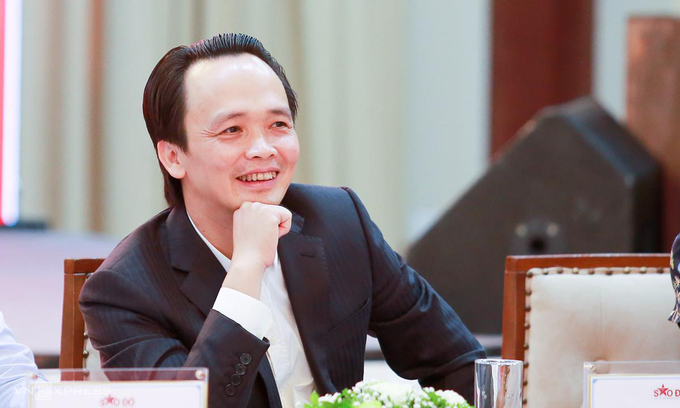 Ch&acirc;n dung &ocirc;ng Trịnh Văn Quyết, chủ tịch Tập đo&agrave;n FLC tại tọa đ&agrave;m về gi&aacute; nh&agrave;..