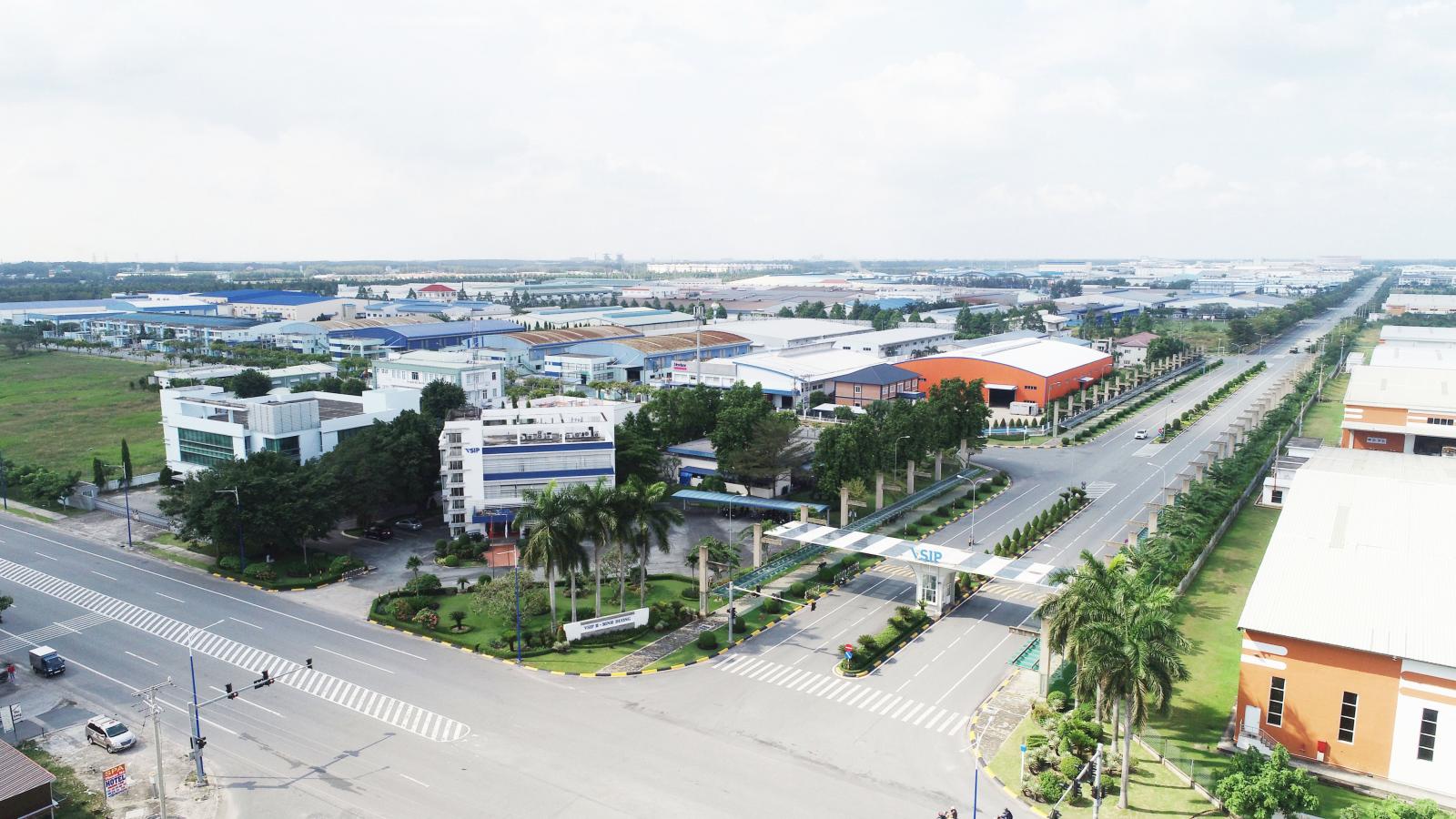 Khu đ&ocirc; thị - c&ocirc;ng nghiệp VSIP tại B&igrave;nh Dương