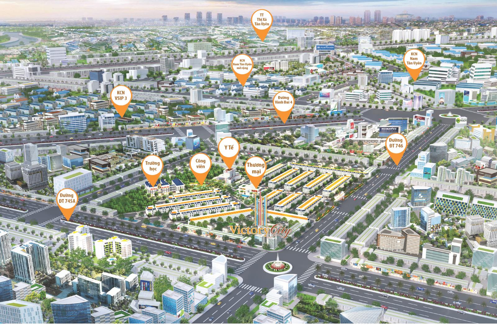 Phối cảnh tổng thể Victory City 