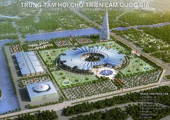 phối cảnh khu triển l&atilde;m tại Đ&ocirc;ng Anh