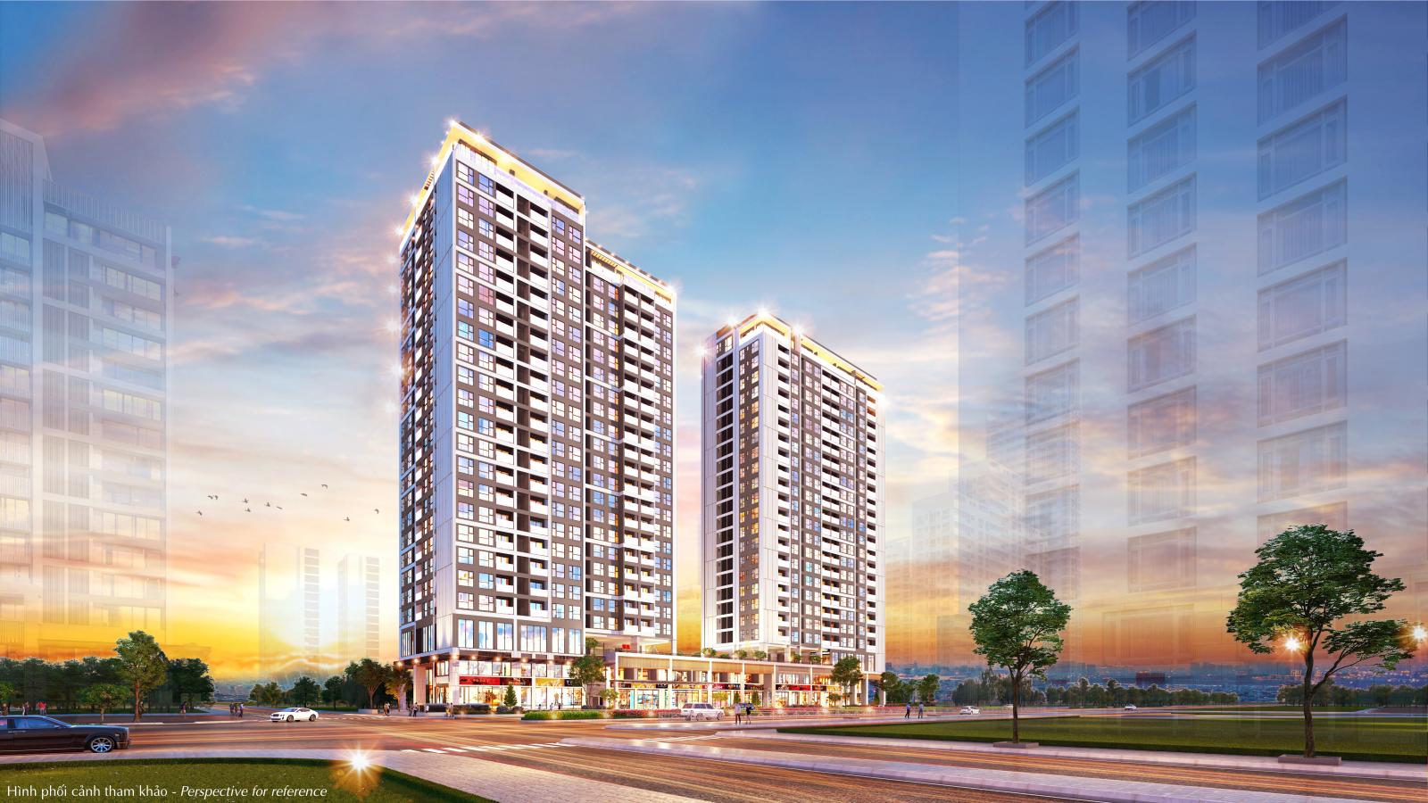 Phối cảnh tổng thể dự &aacute;n The Antonia 