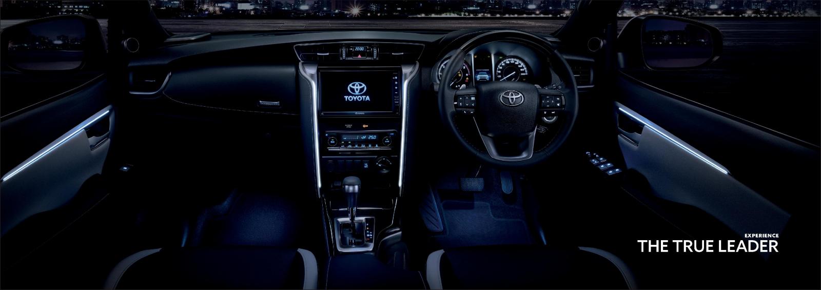 Khoang nội thất Toyota Fortuner 2021. (Ảnh: Toyota Thái Lan)