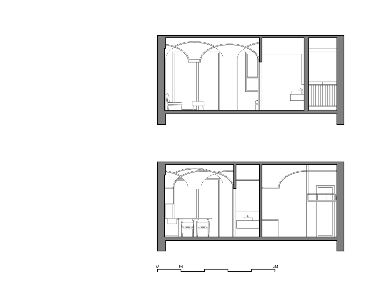 Bản vẽ thiết kế mặt bằng trần Bản vẽ thiết kế mặt cắt