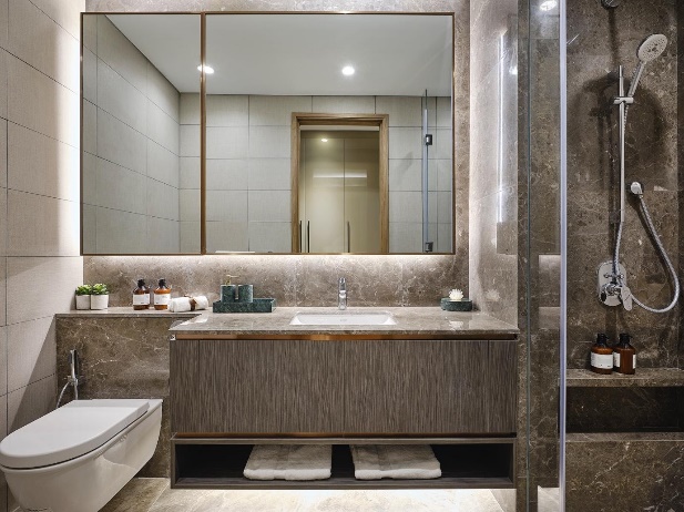 Ph&ograve;ng tắm của căn hộ 2 ph&ograve;ng ngủ 