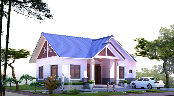 h&igrave;nh ảnh mẫu biệt thự 1 tầng đẹp
