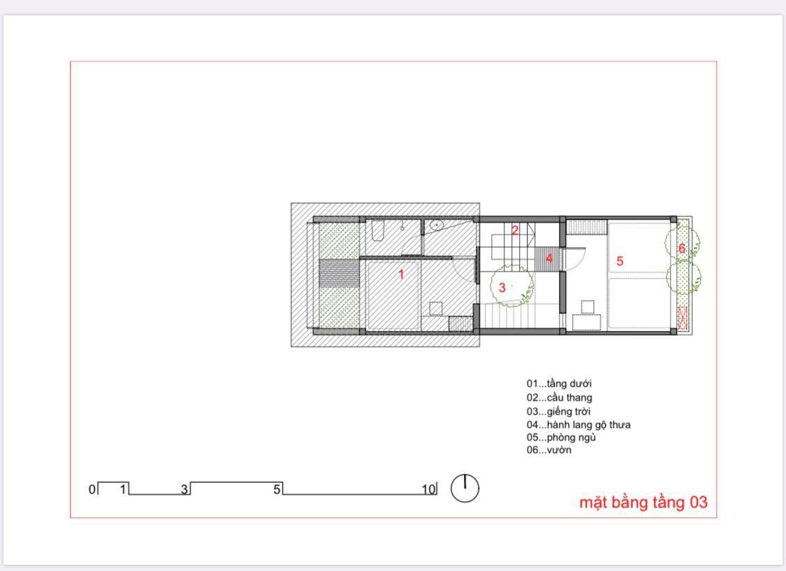 Bản vẽ thiết kế tầng 3