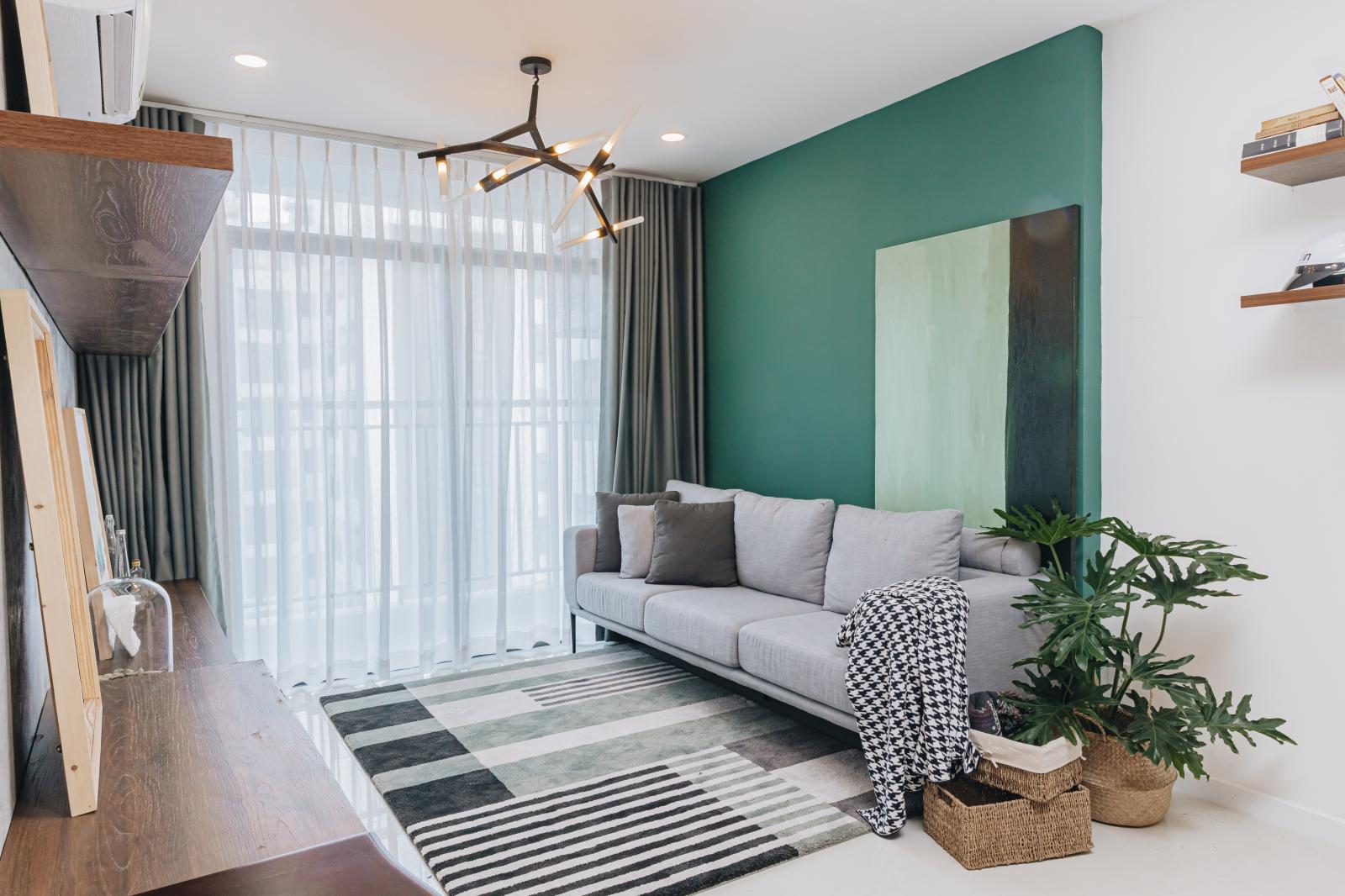 Phòng cách căn hộ Central Premium 