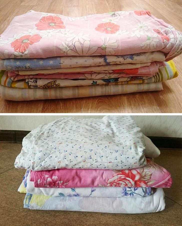h&igrave;nh ảnh cận cảnh vỏ ga gối từ c&aacute;c bộ kh&aacute;c nhau