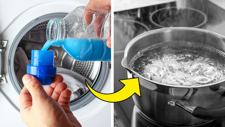 Đun nước xả vải để khử m&ugrave;i h&ocirc;i trong nh&agrave;