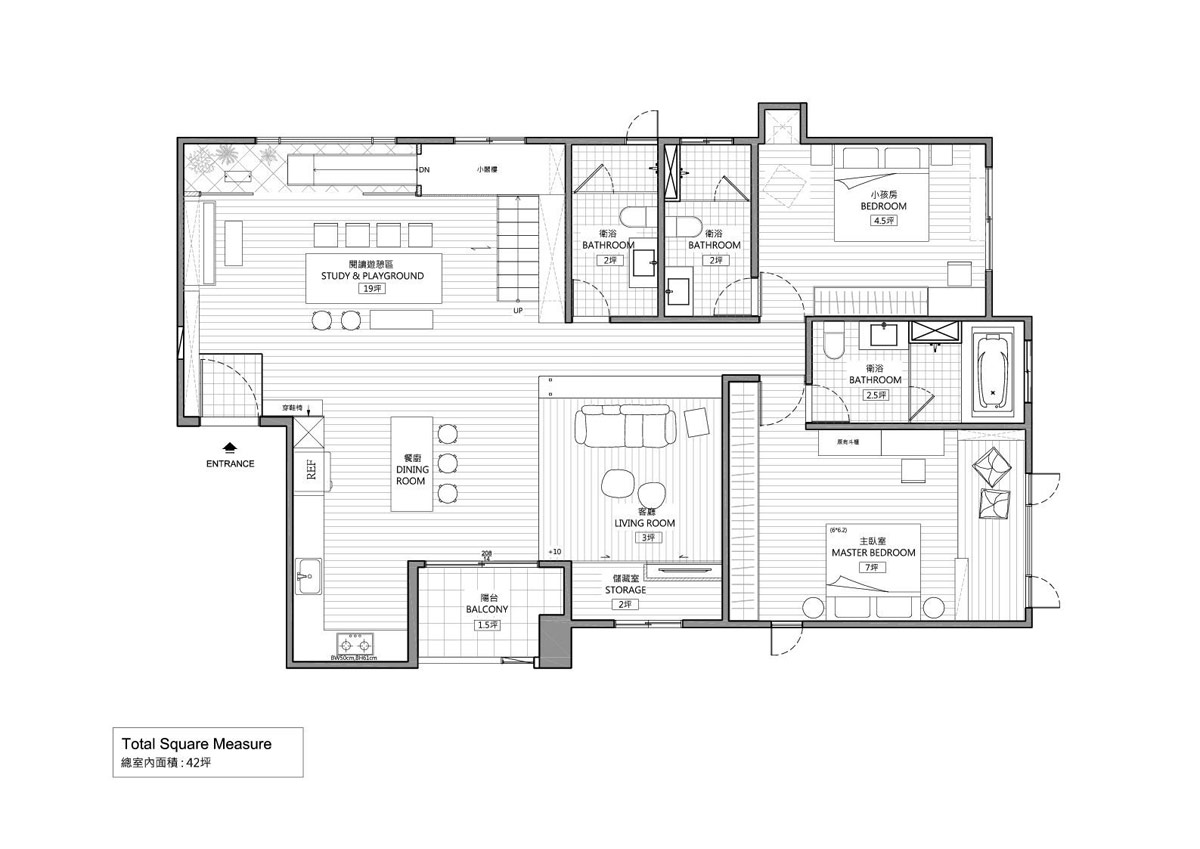 h&igrave;nh ảnh mặt bằng bố tr&iacute; nội thất ng&ocirc;i nh&agrave; 138m2