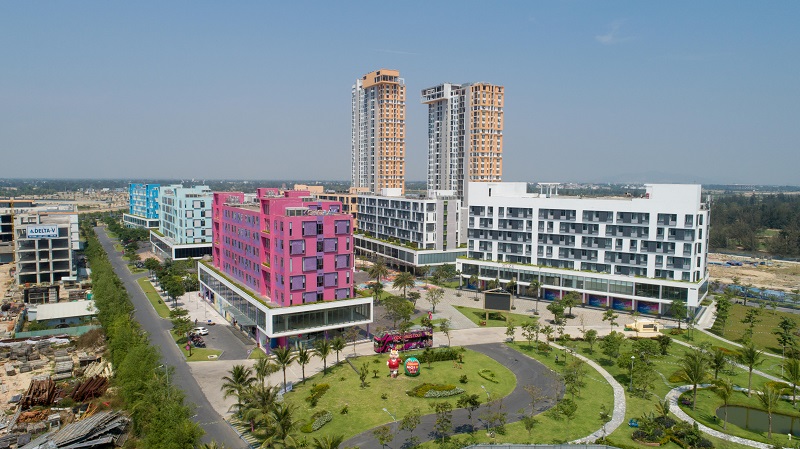 dự &aacute;n condotel cocobay Đ&agrave; Nẵng gồm nhiều t&ograve;a nh&agrave; cao tầng