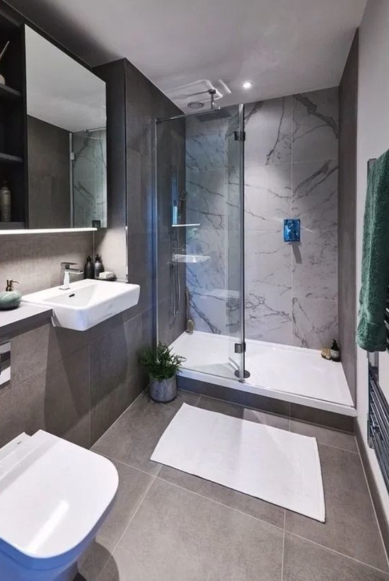 h&igrave;nh ảnh b&ecirc;n trong ph&ograve;ng tắm biệt thự 2,5 tầng