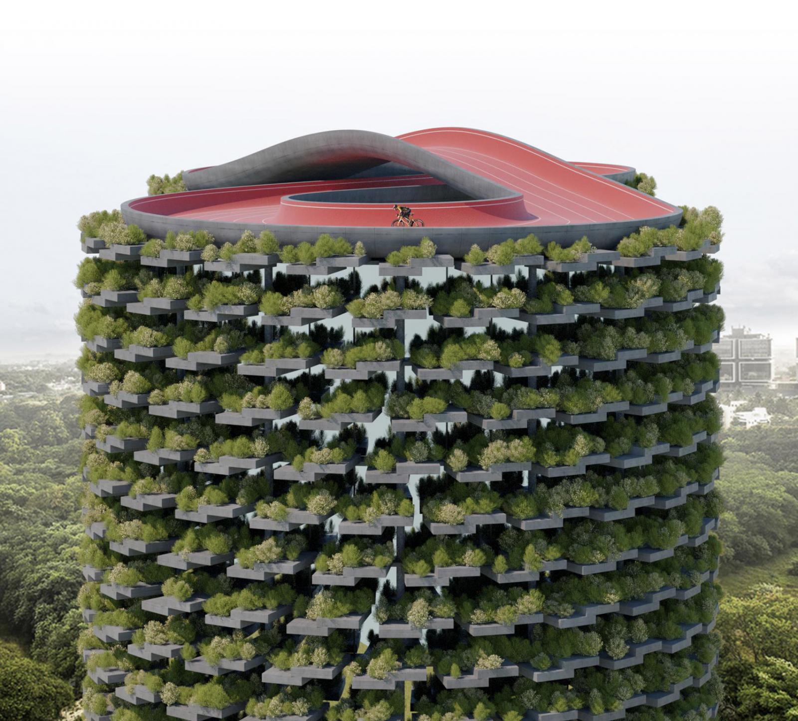 h&igrave;nh ảnh cận cảnh mặt tiền phủ k&iacute;n c&acirc;y xanh của trường học