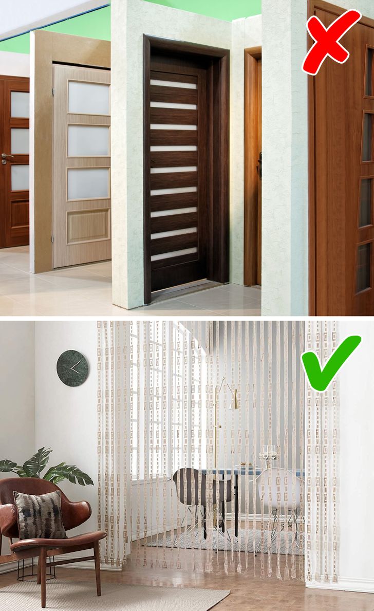 h&igrave;nh ảnh minh họa r&egrave;m chuỗi hạt tua rua thay thế cho cửa truyền thống gi&uacute;p tiết kiệm chi ph&iacute;